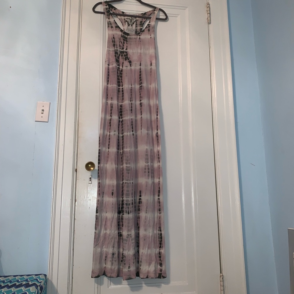 Buffalo David Bitton racer back tie dye maxi dress